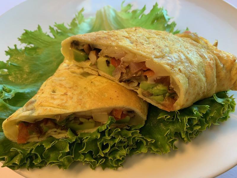 Veggie Omelette (Vegetarian) (447 cal)